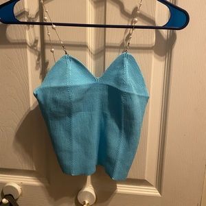 Blue tank top